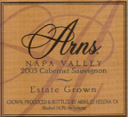Arns - Cabernet Sauvignon Estate Napa Valley 2010