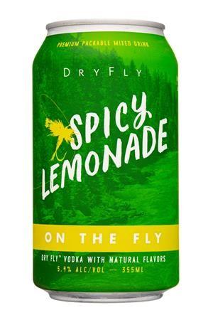 Dry Fly - On The Fly Spicy Lemonade 12oz Can (12oz can) (12oz can)